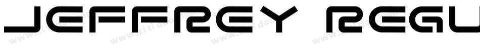 JEFFREY Regular字体转换